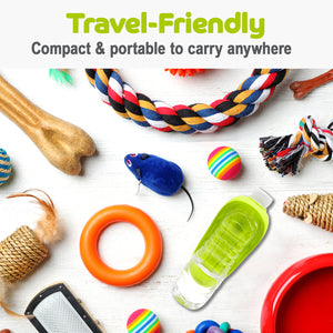 Pet Silicone Water Trough Green